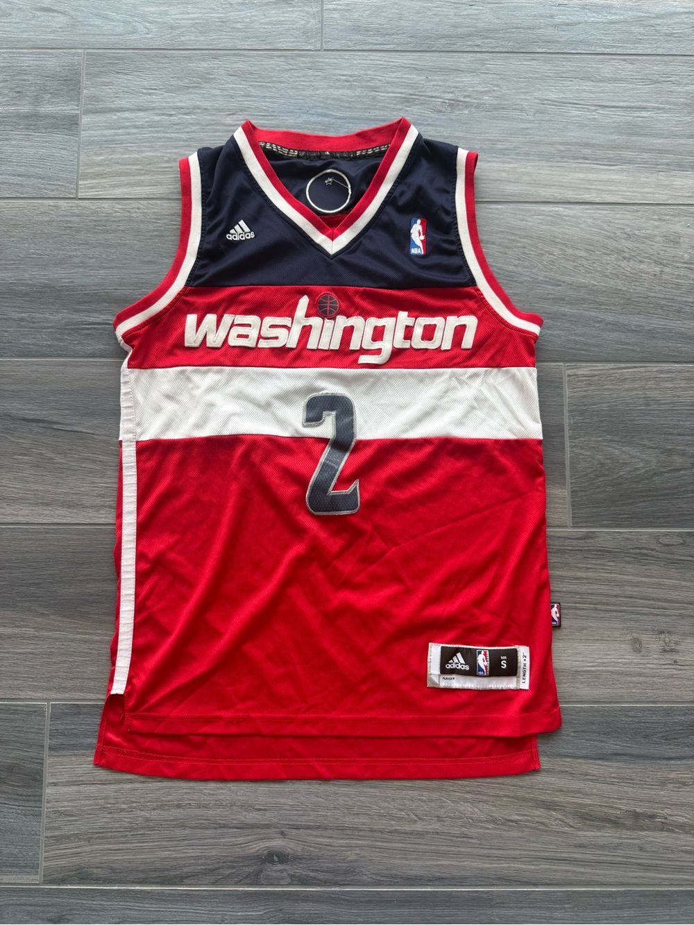 Adidas Washington Wizards Red John Wall Jersey - Red